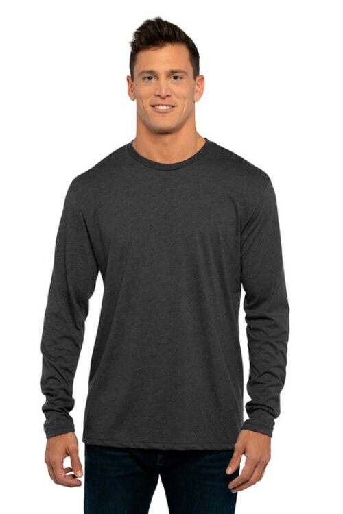 6071 Men’s Triblend Long-Sleeve Crew