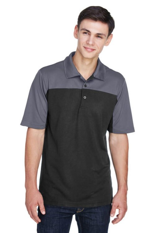 CE101 Men’s Balance Colorblock Performance Piqué Polo